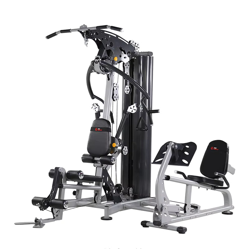 Customized logo From 20pcs Multi Functional Combination Gym 5 Station Indoor Fitness Equipment Comprehensive Trainer