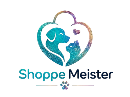 Shoppe Meister — dog and cat heart logo