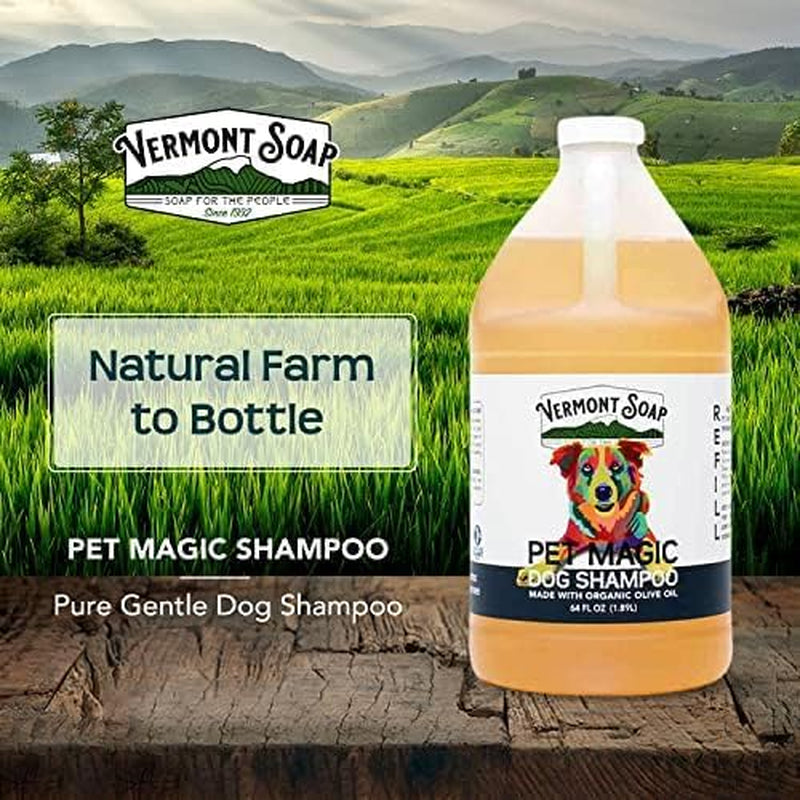 Organic Pet Shampoo, Original Citrus Natural Dog Shampoo, 64Oz