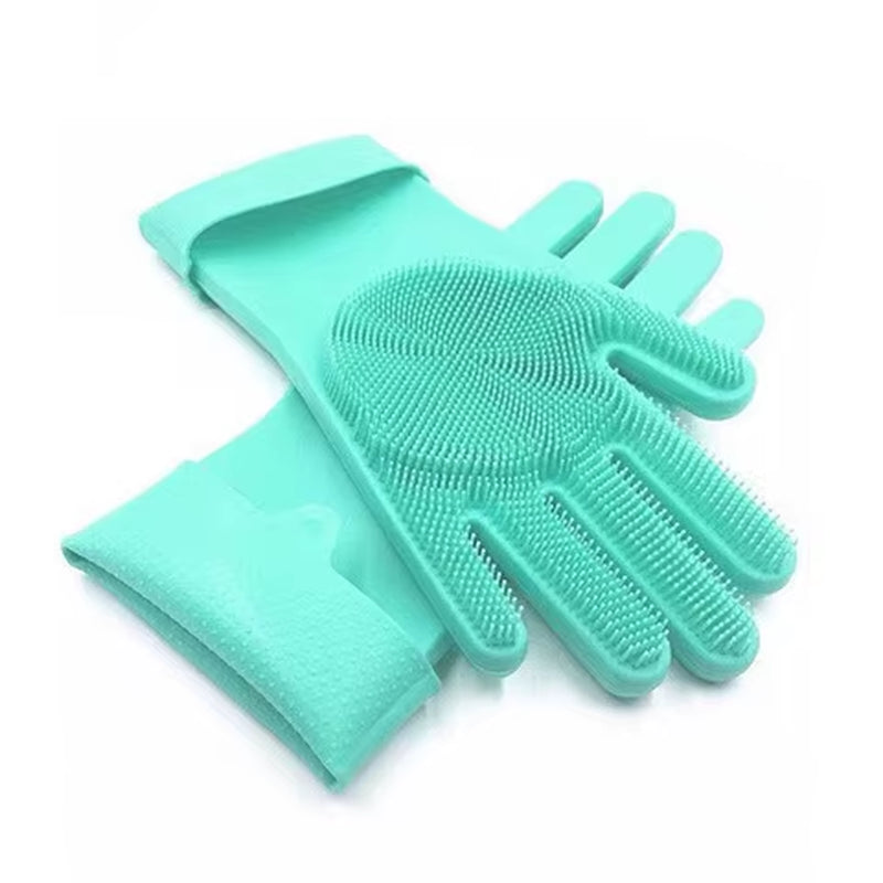 Pet Dogs Cats Shower Gloves Cat Brushes, Silicone Bath Massage Brushes Divine Tools for Dog Bathing Products Pet Accessories