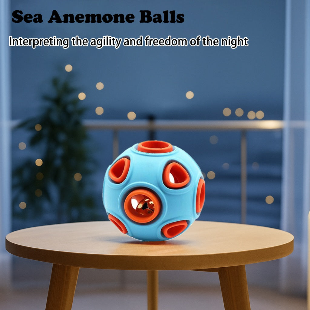 Rubber Dog Ball with Bell Sound