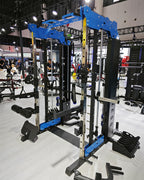 Ultimate All-in-One Smith Machine - Cable Crossover Power Rack Squat Trainer for Complete Home Gym