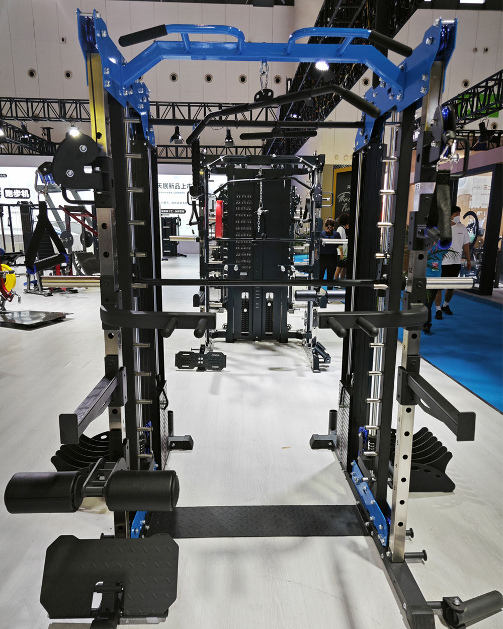 Ultimate All-in-One Smith Machine - Cable Crossover Power Rack Squat Trainer for Complete Home Gym