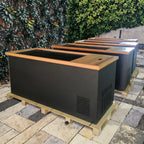 Modern Red Cedar Cold Plunge Spa Tub 304 Stainless Insert