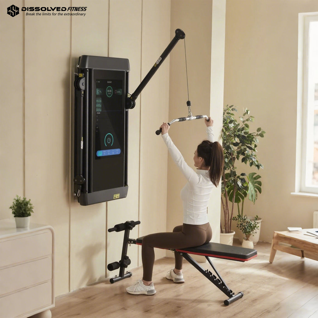 FITPRO Smart Home Gym - Interactive AI Fitness Mirror with Virtual Personal Trainer All-In-One Workout System