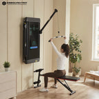 FITPRO Smart Home Gym - Interactive AI Fitness Mirror with Virtual Personal Trainer All-In-One Workout System