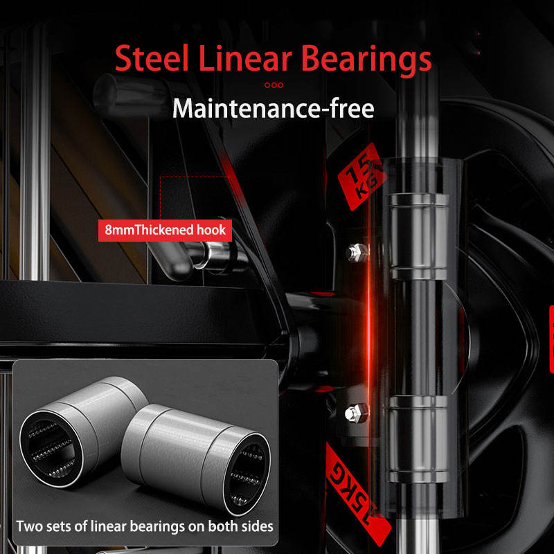 Ultimate All-in-One Smith Machine - Cable Crossover Power Rack Squat Trainer for Complete Home Gym