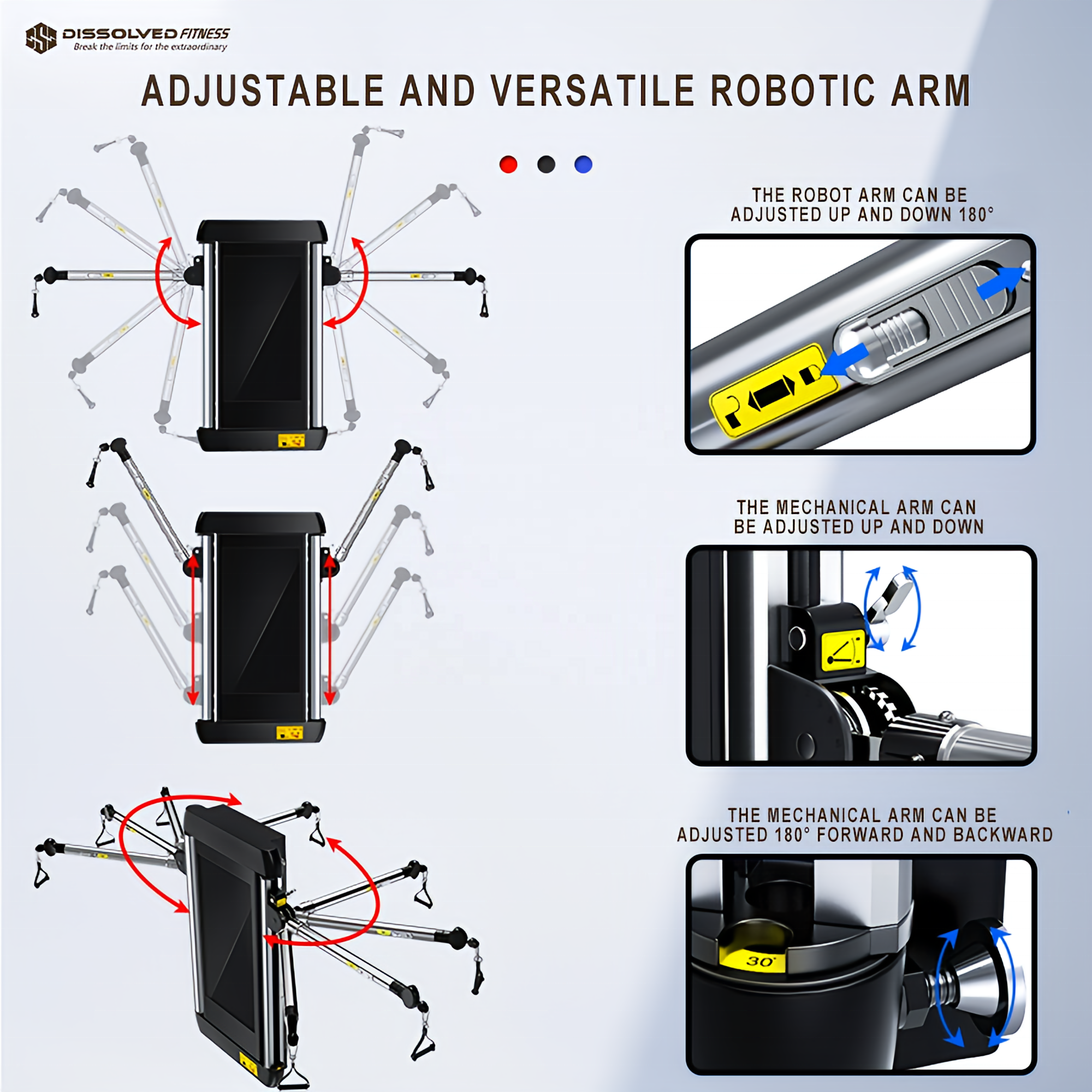 FITPRO Smart Home Gym - Interactive AI Fitness Mirror with Virtual Personal Trainer All-In-One Workout System