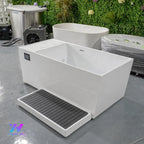 Acrylic Cold Plunge Ice Bath Tub with Chiller and Jets