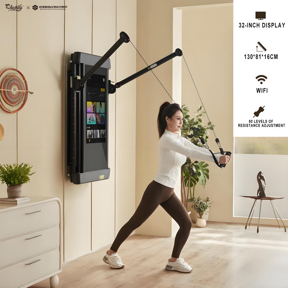 FITPRO Smart Home Gym - Interactive AI Fitness Mirror with Virtual Personal Trainer All-In-One Workout System