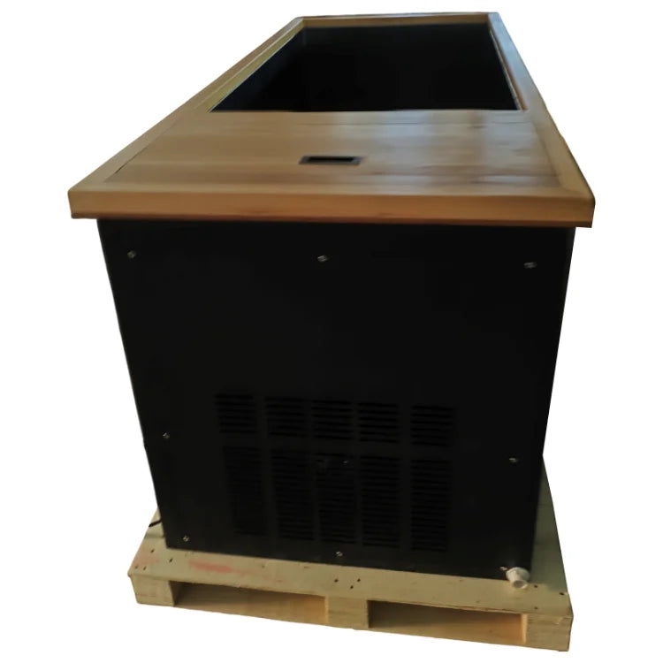 Modern Red Cedar Cold Plunge Spa Tub 304 Stainless Insert