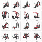Commercial Gym Fitness Equipment Exercise Multi Functional Inclined Bench Shoulder Chest Press Power Dual System Smith Machine