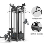 Multi Station Gym Machine 4-in-1 Home Fitness Equipment for Full Body Workout & Strength Training