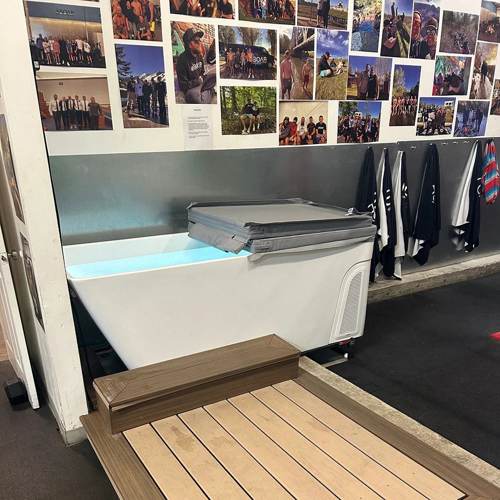 Acrylic Cold Plunge Tub with 1HP Chiller, WiFi App Control