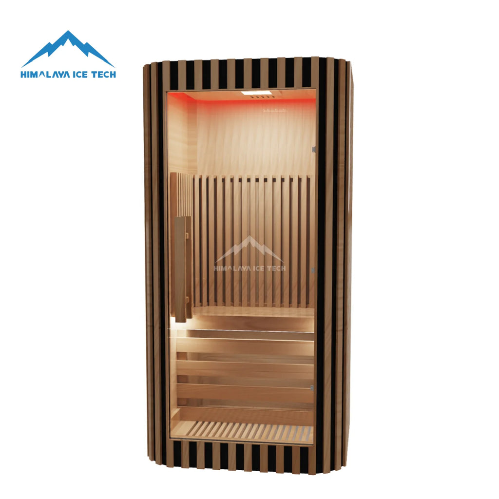 Red Cedar One-Person Far Infrared Indoor Sauna with Digital Control