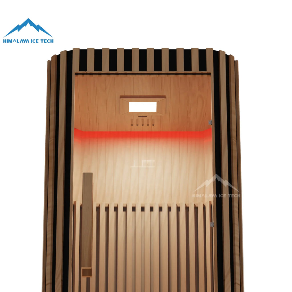 Red Cedar One-Person Far Infrared Indoor Sauna with Digital Control
