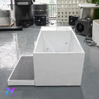 Acrylic Cold Plunge Ice Bath Tub with Chiller and Jets
