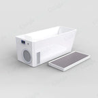 Acrylic Cold Plunge Tub with 1HP Chiller, WiFi App Control
