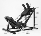 45-Degree Hack Squat & Leg Press Combo Machine – 2-in-1 Lower Body Strength Trainer for Home Gym