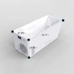 Acrylic Cold Plunge Tub with 1HP Chiller, WiFi App Control