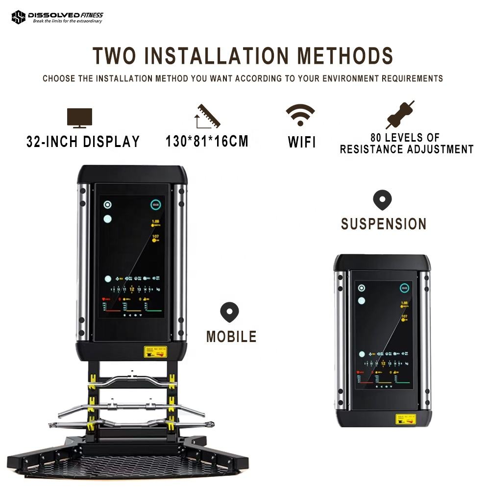 FITPRO Smart Home Gym - Interactive AI Fitness Mirror with Virtual Personal Trainer All-In-One Workout System