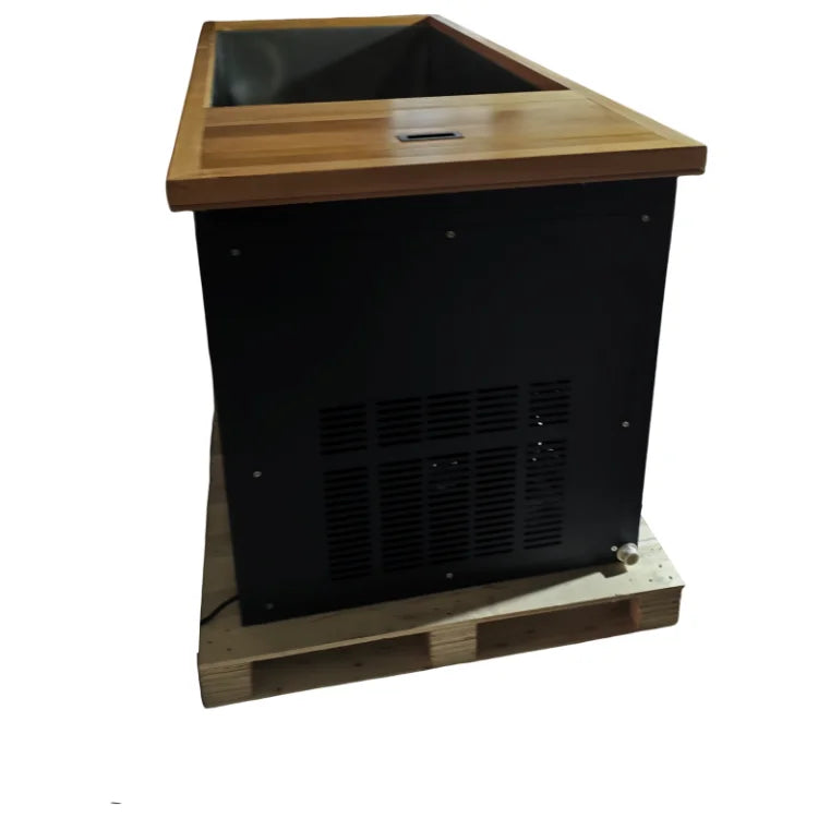 Modern Red Cedar Cold Plunge Spa Tub 304 Stainless Insert