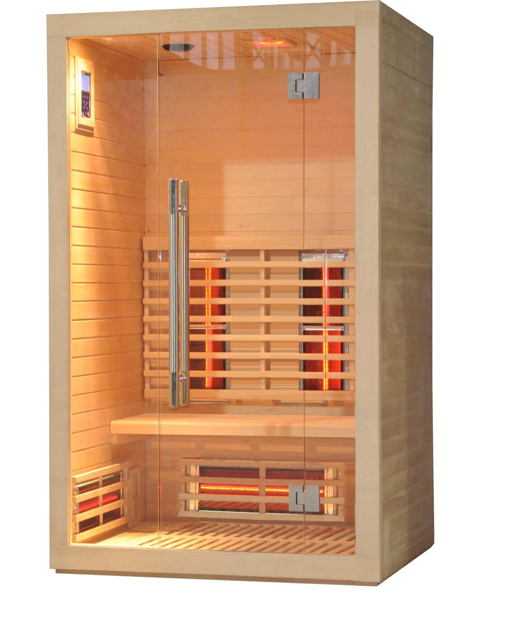 Modern 2-Person Full Spectrum Infrared Sauna Cabin with Smart Electric Heating