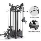 Multi Station Gym Machine 4-in-1 Home Fitness Equipment for Full Body Workout & Strength Training