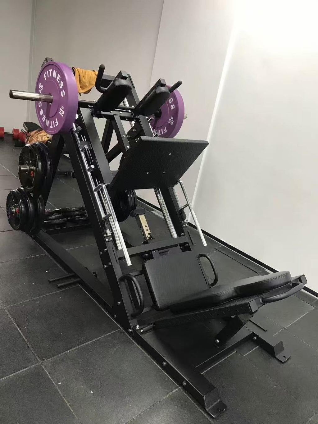 45-Degree Hack Squat & Leg Press Combo Machine – 2-in-1 Lower Body Strength Trainer for Home Gym