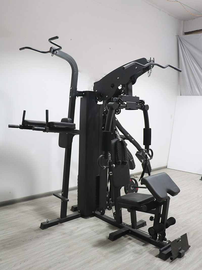 Multi-Function Smith Machine Home Gym -  3 Station Power Rack with Cable System with combo -  Professional Strength Training Equipment