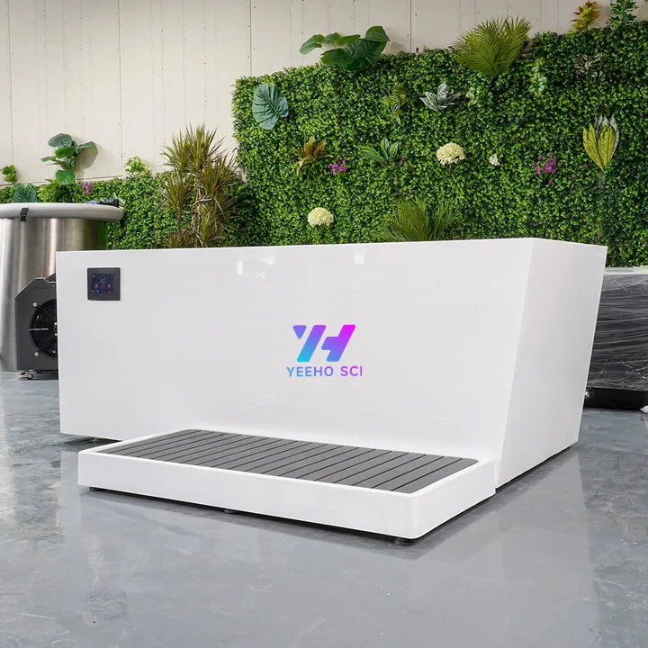 Acrylic Cold Plunge Ice Bath Tub with Chiller and Jets