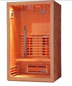 Modern 2-Person Full Spectrum Infrared Sauna Cabin with Smart Electric Heating