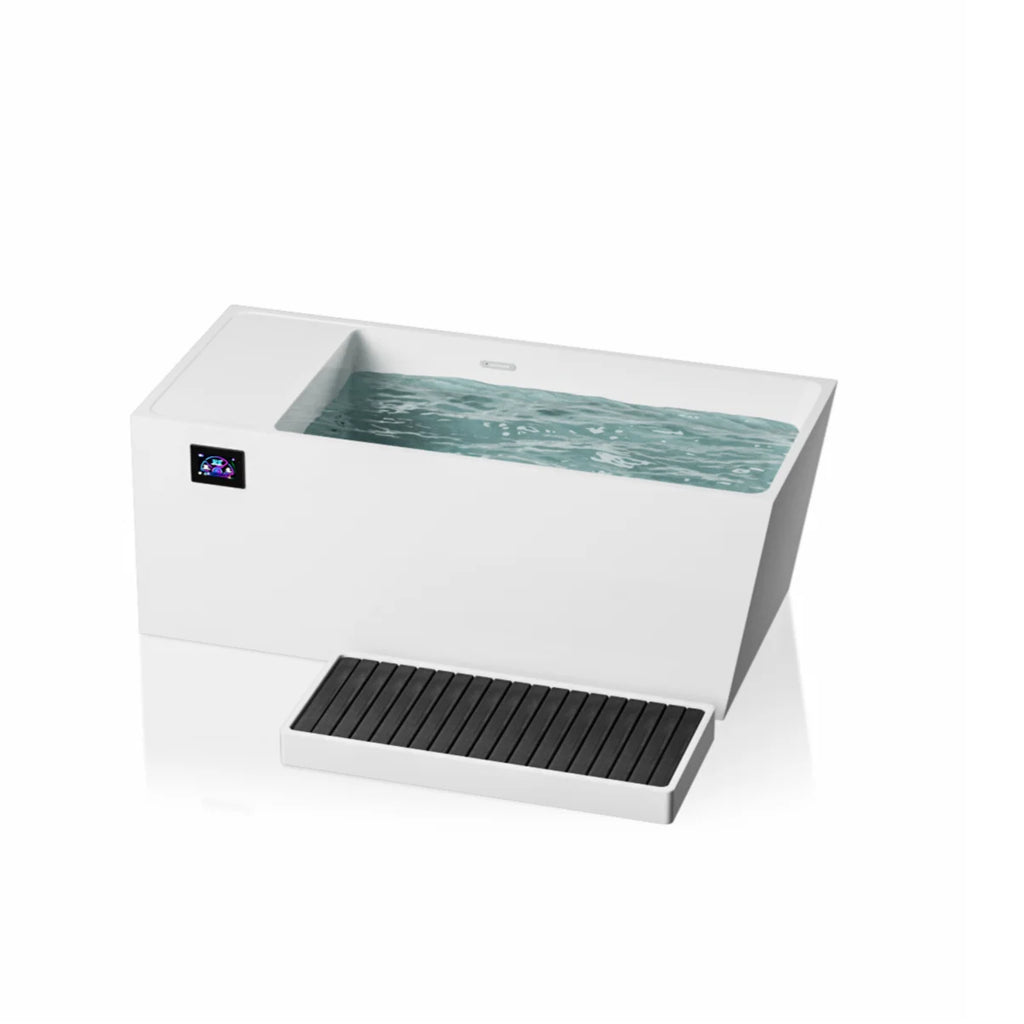 Acrylic Cold Plunge Ice Bath Tub with Integrated Chiller and Jets