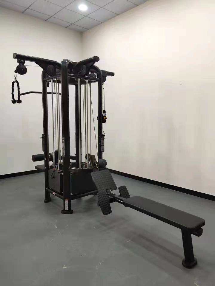 Multi Station Gym Machine 4-in-1 Home Fitness Equipment for Full Body Workout & Strength Training