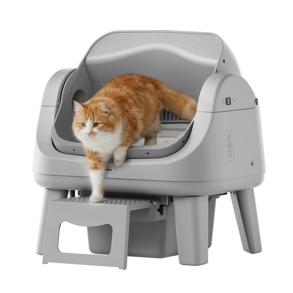AS12 Automatic Self-Cleaning Cat Litter Box, Steel