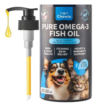 Pure Omega-3 Fish Oil for Cats and Dogs
