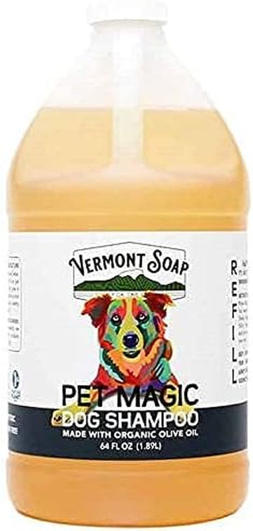 Organic Pet Shampoo, Original Citrus Natural Dog Shampoo, 64Oz