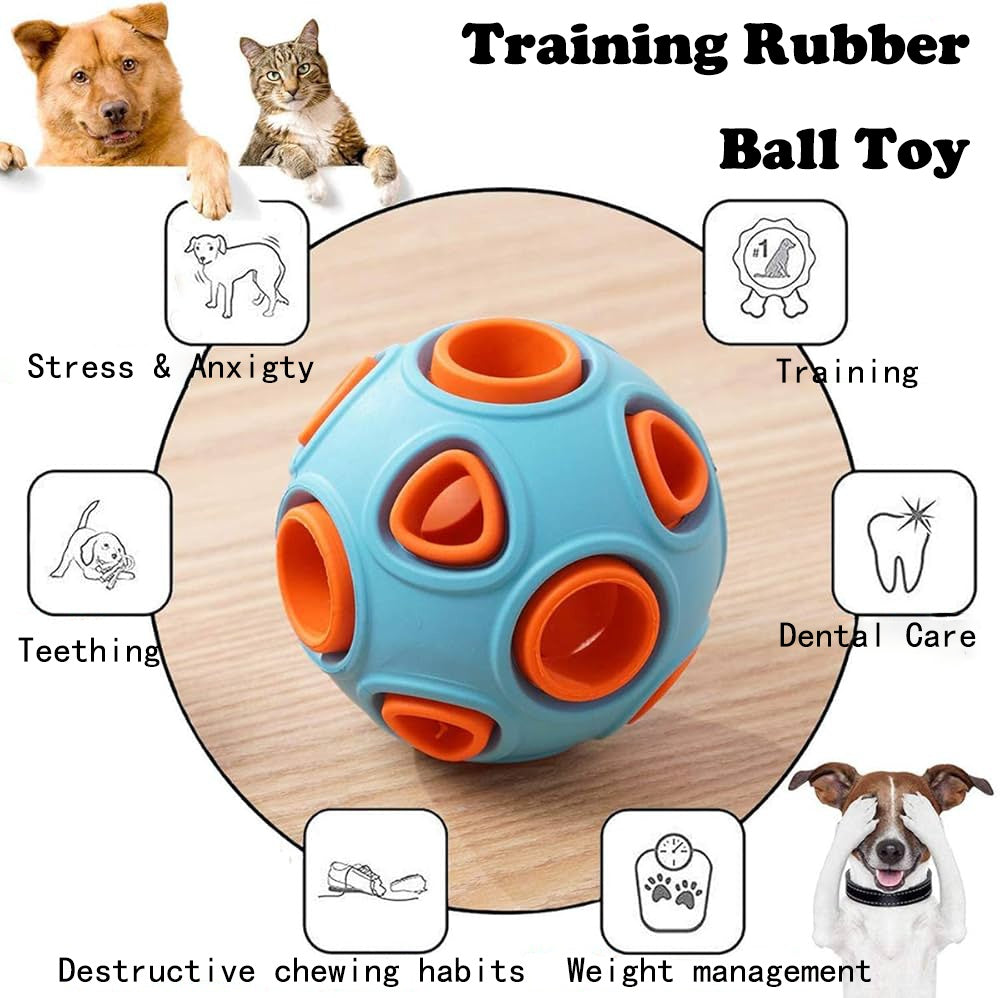 Rubber Dog Ball with Bell Sound