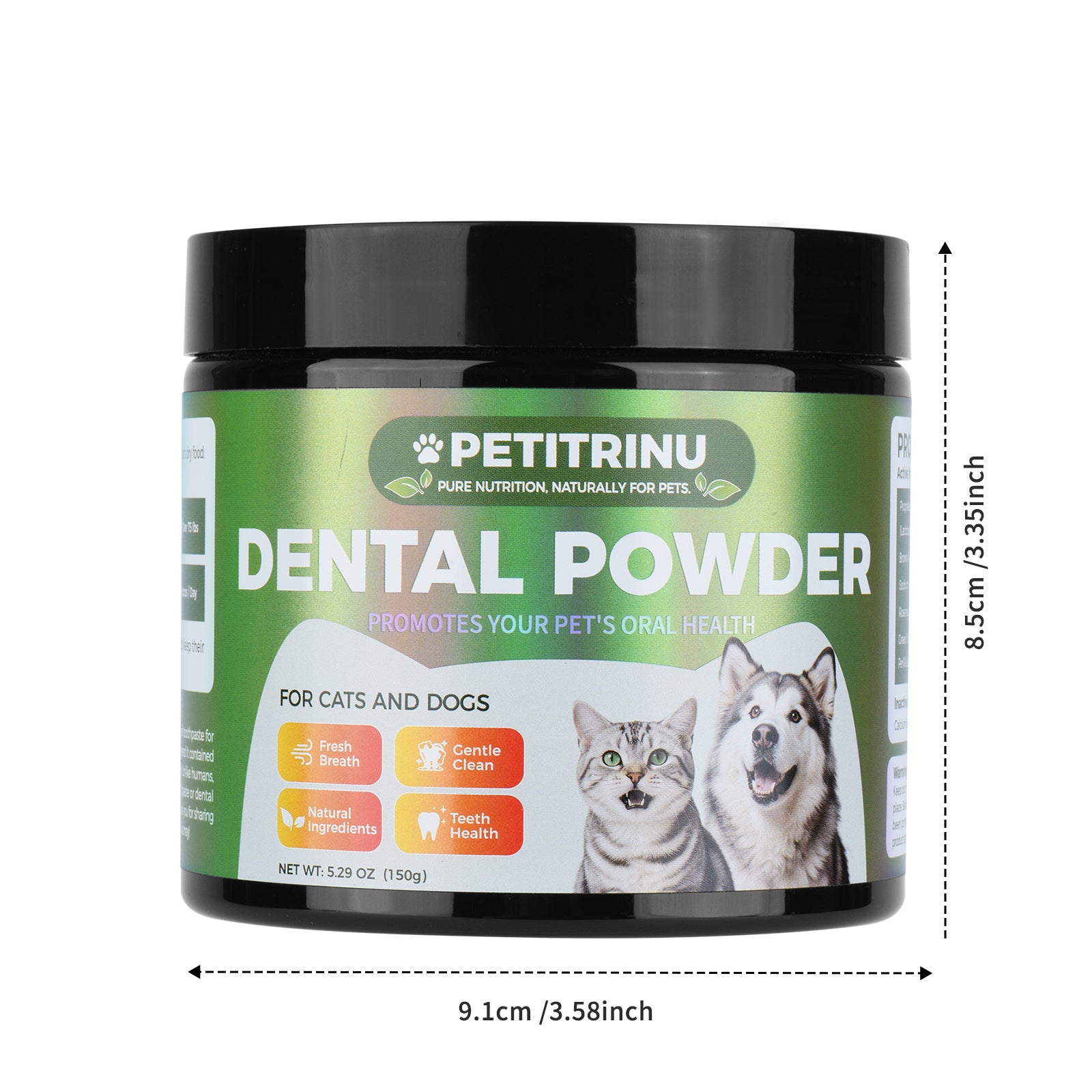 PETITRINU Natural Dental Powder for Pet