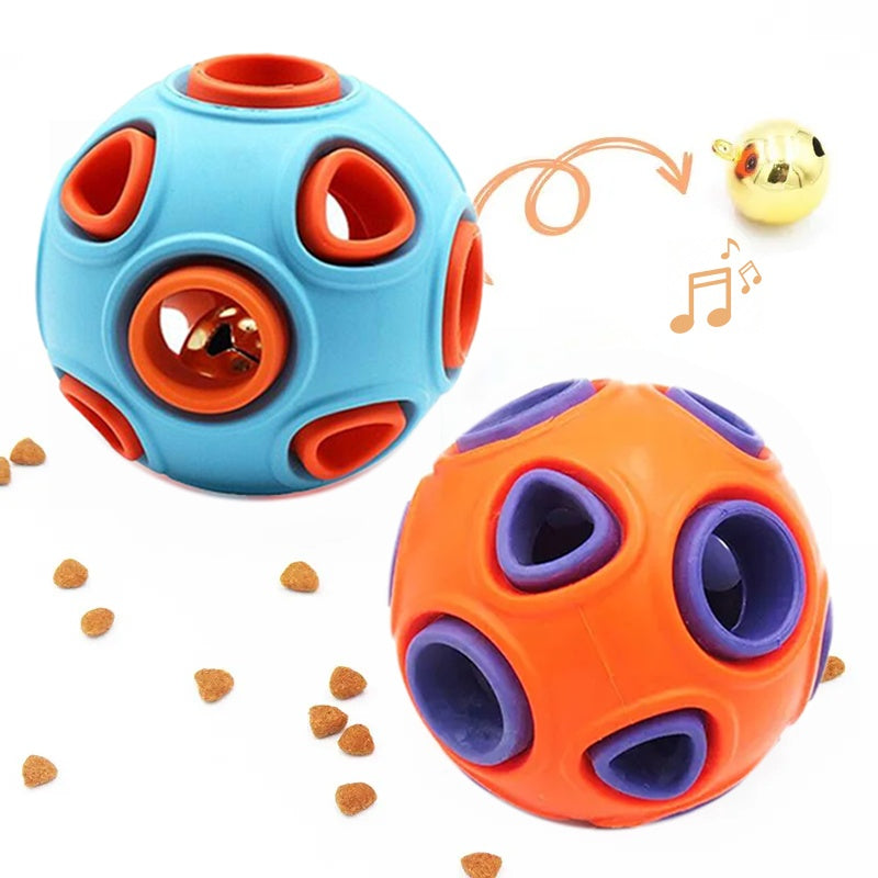 Rubber Dog Ball with Bell Sound